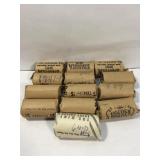 Lot of Jefferson Nickels in rolls from Vintage