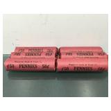 6 rolls of assorted mixed Wheat pennies and