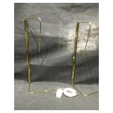 Two Brass Gallery Style Art Lights. 24in. With