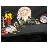 Assortment of mixed items, including brush and