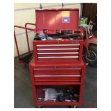 Craftman toolbox on wheels w/content