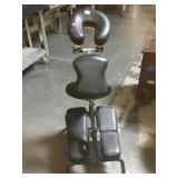 Padded massage chair