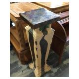 Composite pedestal, approx 13x13x41 inches