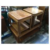 Matching set of coffee table w/end tables, approx