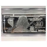 The Federated Mint .999 Fine Silver 1 ozt $100