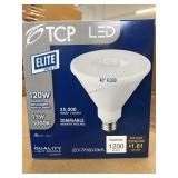 Sealed case of 12 New TCP LED 120W Light Bulbs -