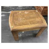 Wooden end table for refurbishment, approx