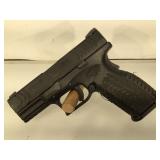Springfield Pistol model XD-9 - 9mm cal - extra