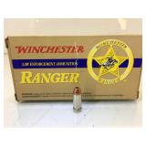 22 Rounds New .40 Cal Winchester Ranger Law