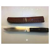 1 Gypsy Knife model 6-88 with leather sheath