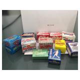 Mixed sports cards sets not complete