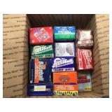 Mixed sports cards sets not complete