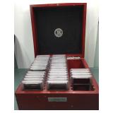 Cased and Graded Kennedy Coin Collection -
