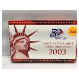 2003 Silver Proof Set