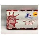 Rare 1999 Silver Proof Set