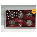 1999 Silver Proof State Quarter Set