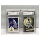 2 gma graded Mark McGwire cards
