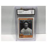 Gma 8 lou gehrig graded card