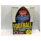 1990 fleer football sealed box
