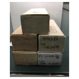 Mixed sports cards baseball & football