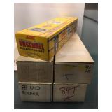 Mixed sports cards baseball & football set not