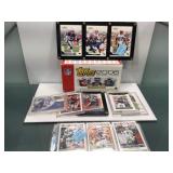 Mixed Football sports cards set not complete