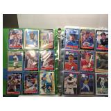 Mixed album baseball cards