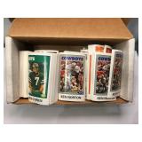 Vintage football sticker cards