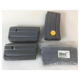 Lot of 4 Metal AR-15 Magazines - AR-Stoner, Colt