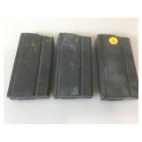 Lot of 3 Metal 308 Cal magazines