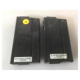 Lot of 2 Metal 308 Cal magazines