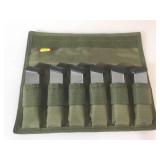 Lot of 6 Magazines for XD-40 with pouch