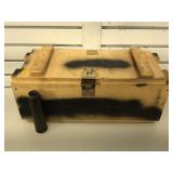 Wooden crate with 30mm Shell Casings