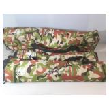 Three portable cots.