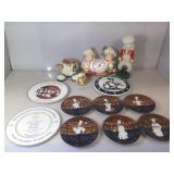 Vintage Campbells Soup Clock, Chef Wine Bottle