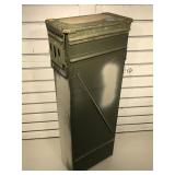 Large Metal military ammo can - 32 in tall