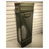 Large Metal Military ammo can - 32 in tall