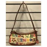 Dooney & Bourke Mini Zip Top Off-white multicolor