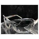 Chanel Clear Frames, light gray tint, sunglasses