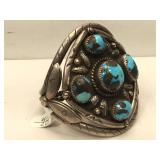 Sterling Silver Hand Made Native American Cuff