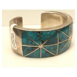 Sterling Silver Hand Made Native American Cuff