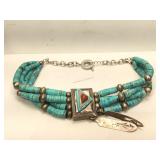 Unique Individually Designed Turquoise, Coral and