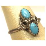 Sterling Silver Hand Made Native American Ring