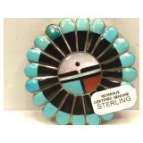 Sterling Silver Hand Made Native American Zuni