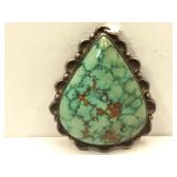 Sterling Silver Navajo Hand Made Pendant with
