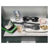 Lot of assorted Fashion jewelry and watches -