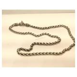 Sterling Silver USA Gothic Chain toggle necklace