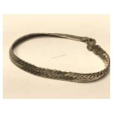 Sterling Silver Herringbone bracelet - 8 in