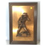 High Relief Copper The Rescue Art sculpture By