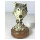 Mills Creek Studios Collection Wolf Statue No.